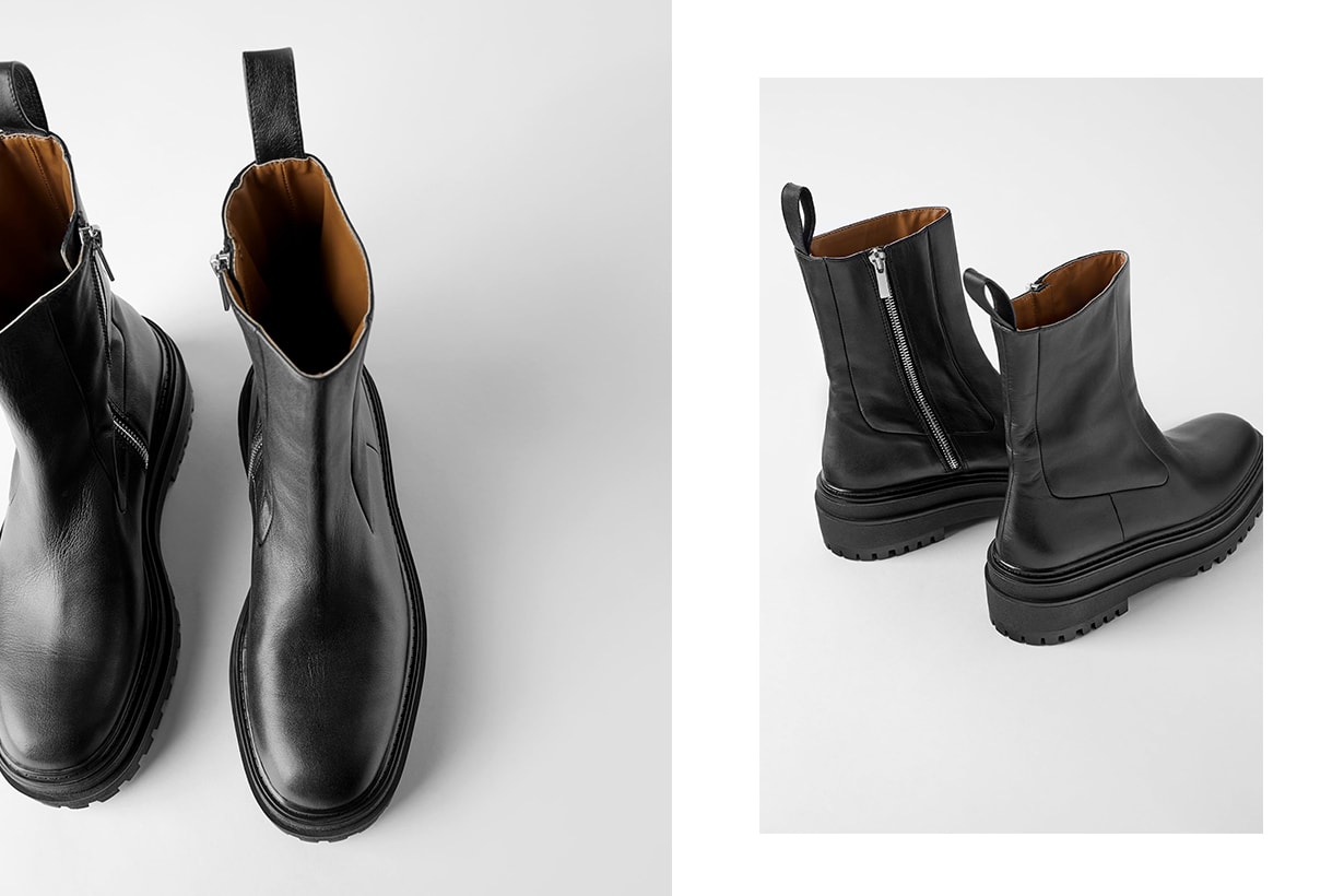 zara tendance bottes militaires shoes restock