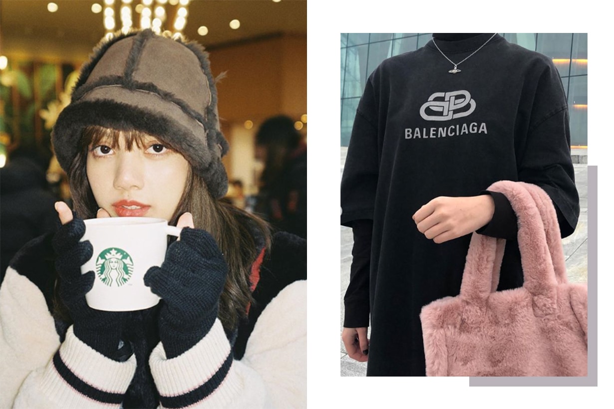 Shearling Hat and Handbags