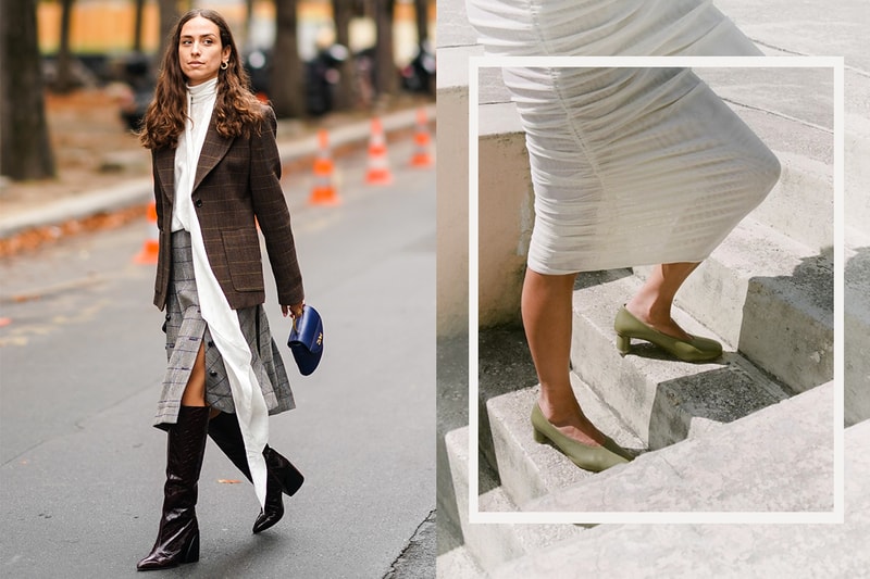 Boots Street Style Green Pumps
