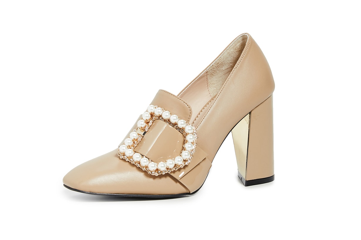 Suecomma Bonnie Jewel Buckle Detailed Pumps