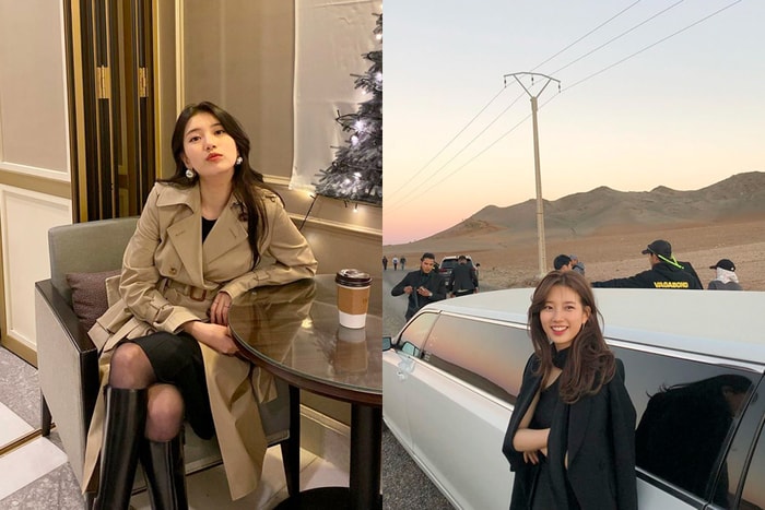 詢問度爆燈:秀智身上的這件風衣,率性俐落又顯女人味!