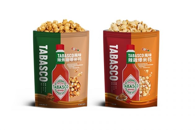 tabasco popcorn caramel chicken flavor limited taiwan