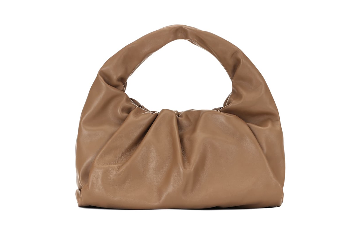 The Shoulder Pouch Small Leather Tote