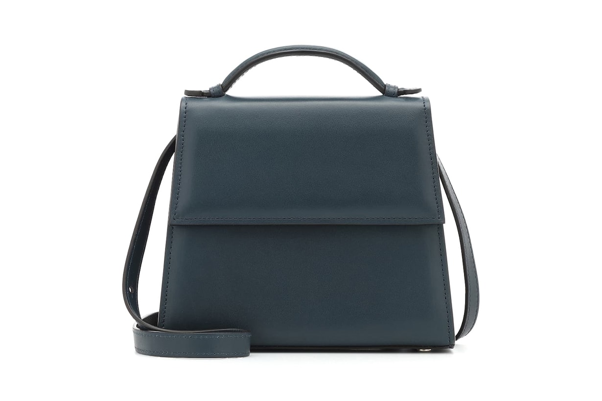 The Top Handle Small Leather Tote