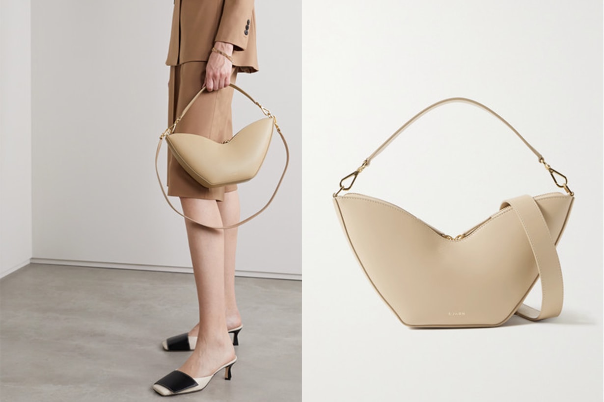 Tulip Leather Shoulder Bag