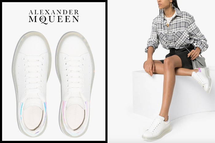 Alexander McQueen 波鞋推出透明氣墊設計，迷幻型格款式成情侶鞋人氣之選！
