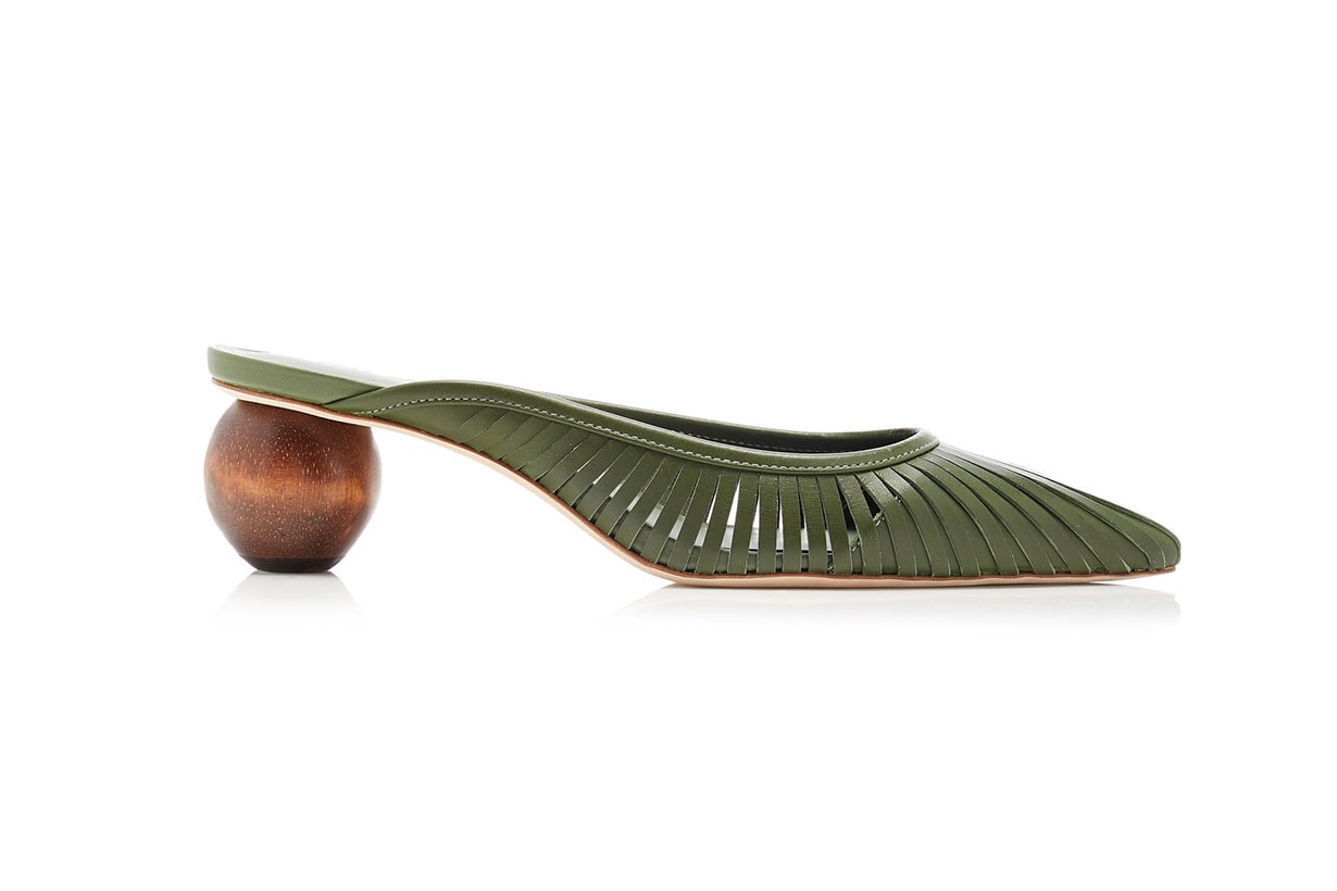 Alia Cutout Leather Mules