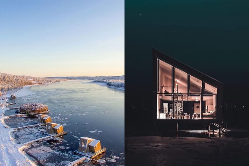 arctic bath sweden floating hotel