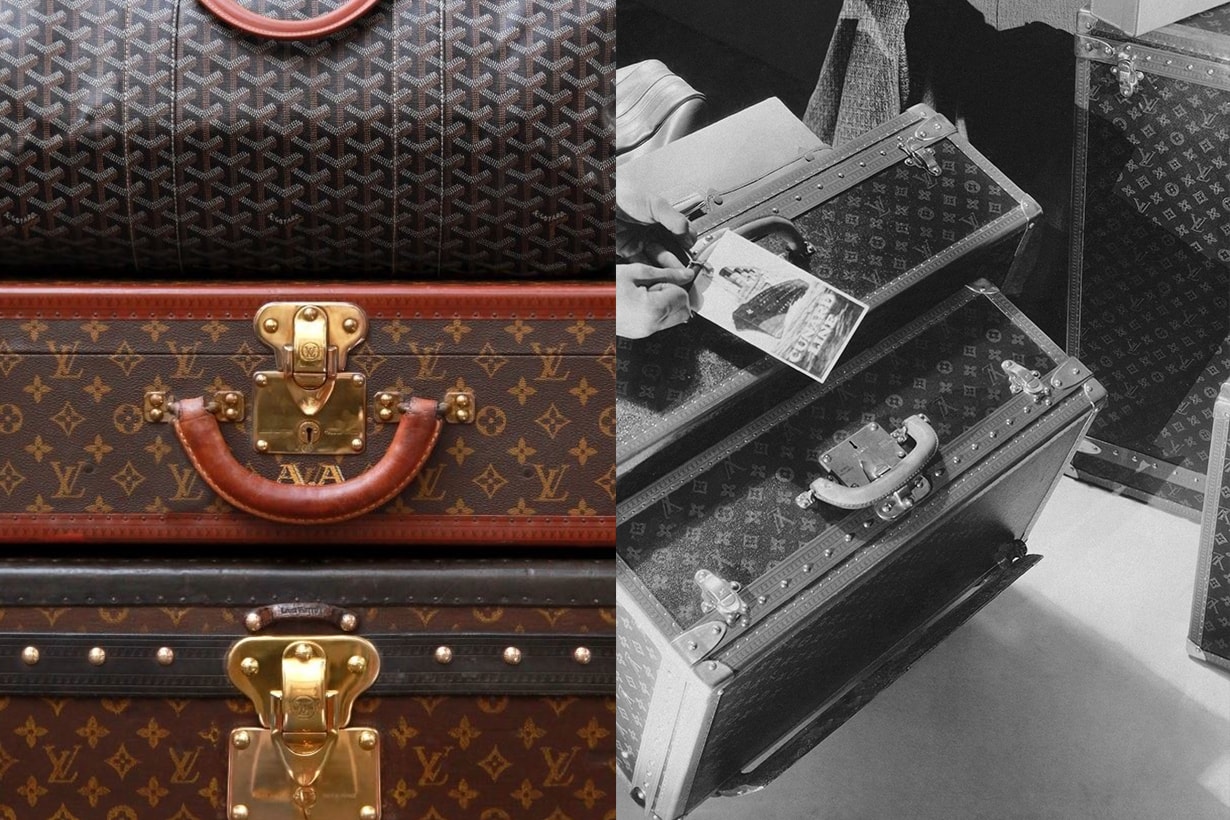 vintage Louis vuitton trunk auction