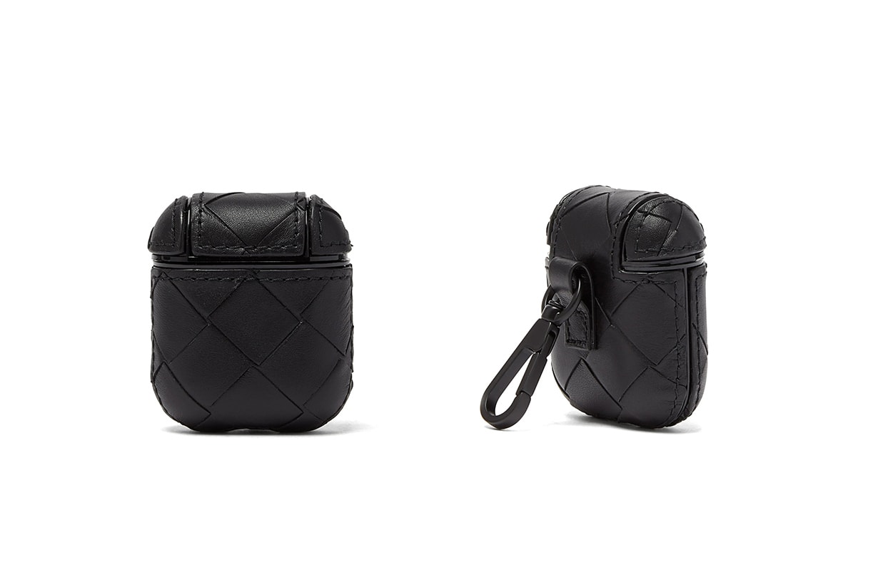 bottega veneta intrecciato leather airpods case release