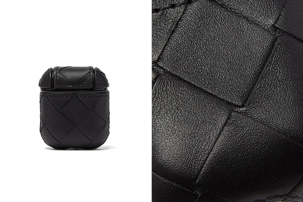 bottega veneta intrecciato leather airpods case release