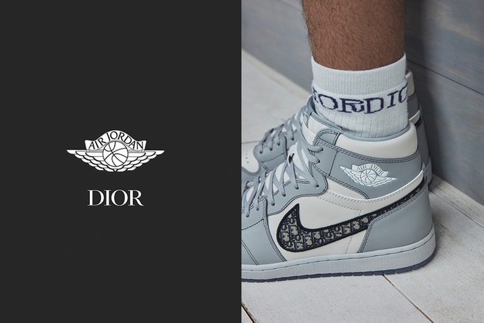 限量聯乘:Dior x Jordan Brand 低筒版實照曝光,發售數量僅為高筒版本的一半!