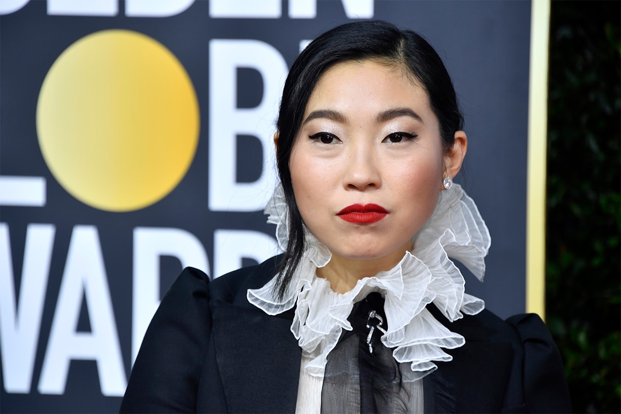 Awkwafina attends the 77th Annual Golden Globe Awards at The Beverly Hilton Hotel on January 05, 2020 in Beverly Hills, California