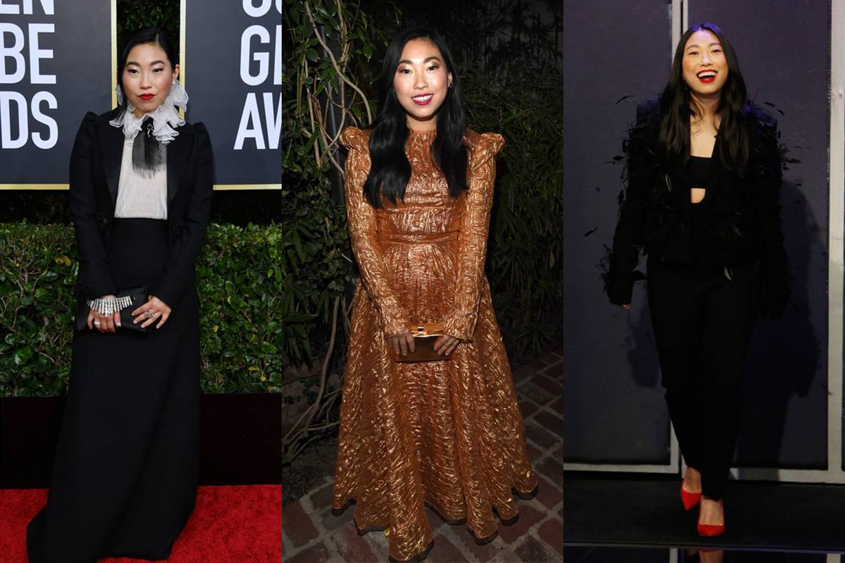 Awkwafina Wearing Gown