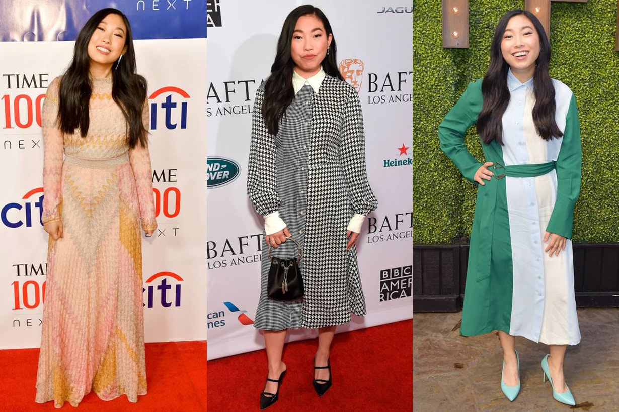 Awkwafina Red Carpet Dress Style