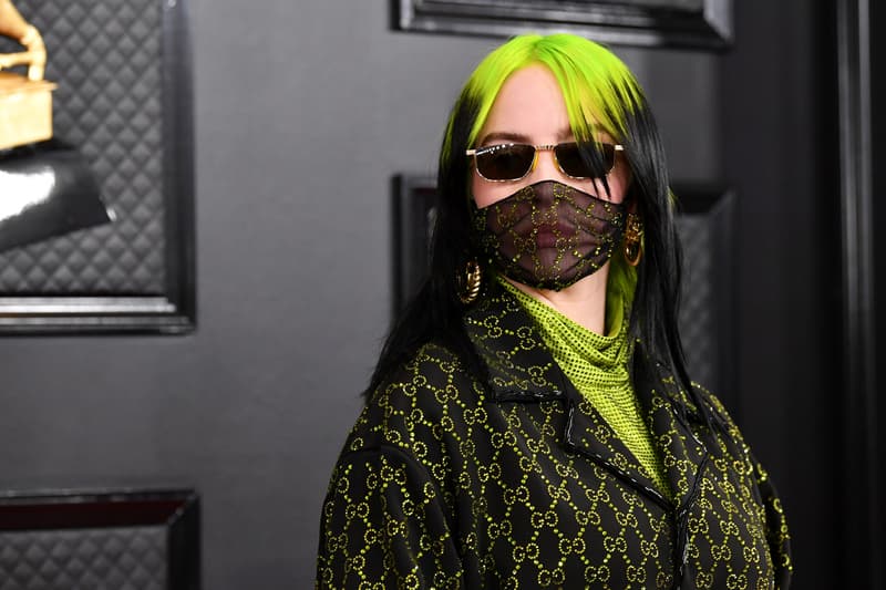 Billie Eilish grammys red carpet gucci look