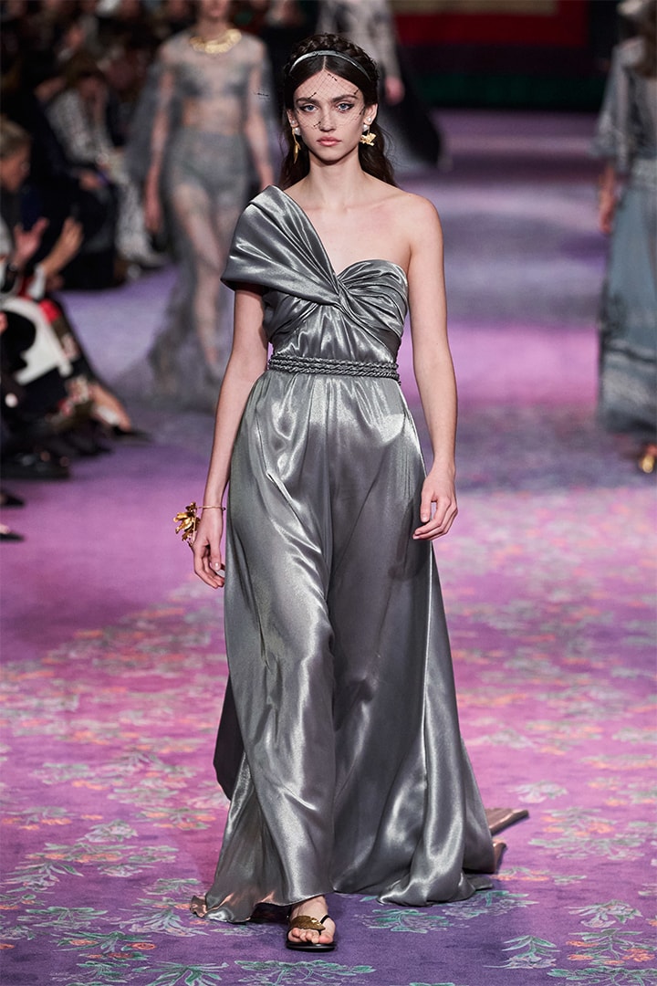 Model Walks at Dior Runway By Maria Grazia Chiuri and Judy Chicago