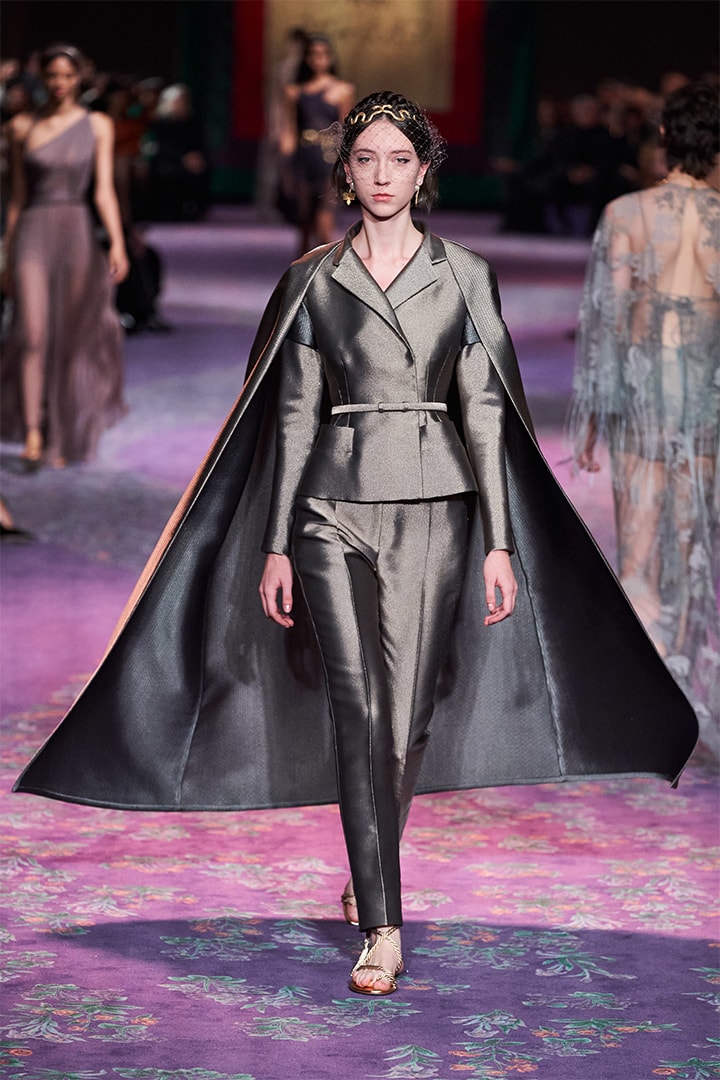Model Walks at Dior Runway By Maria Grazia Chiuri and Judy Chicago