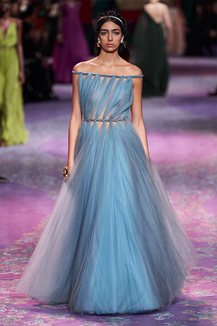 Model Walks at Dior Runway By Maria Grazia Chiuri and Judy Chicago