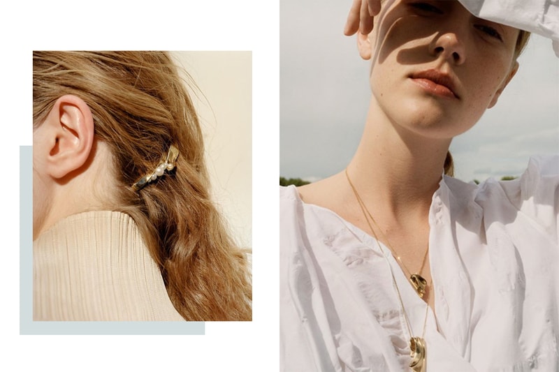 Artistic Necklace and Hairclip