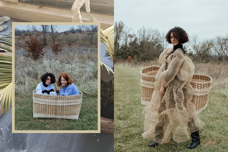 Emily ridings designing hand woven basket bags kentuky