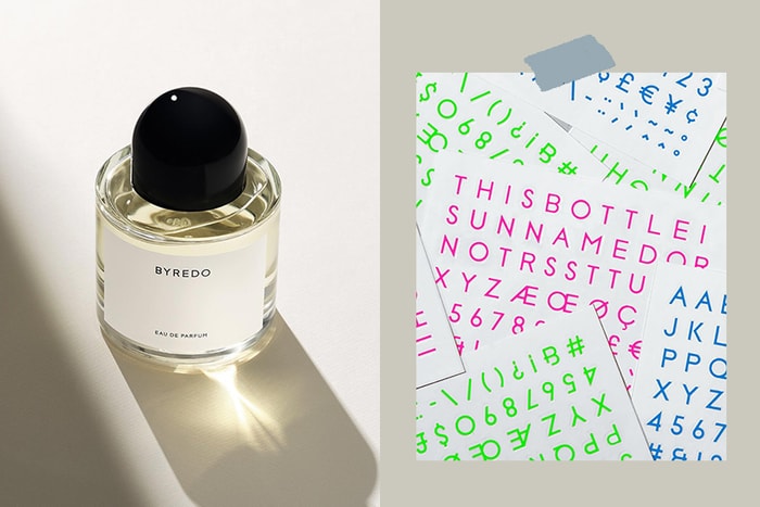 低調木質香：BYREDO 這款「沒有名字」的香水推出特別版，貼上浪漫縮寫！