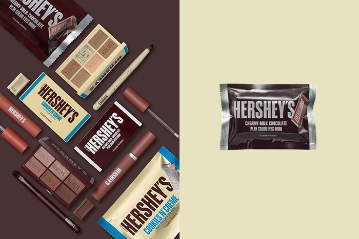 當巧克力變成彩妝,韓國化妝品牌與 HERSHEY’S 推出聯乘美妝系列!