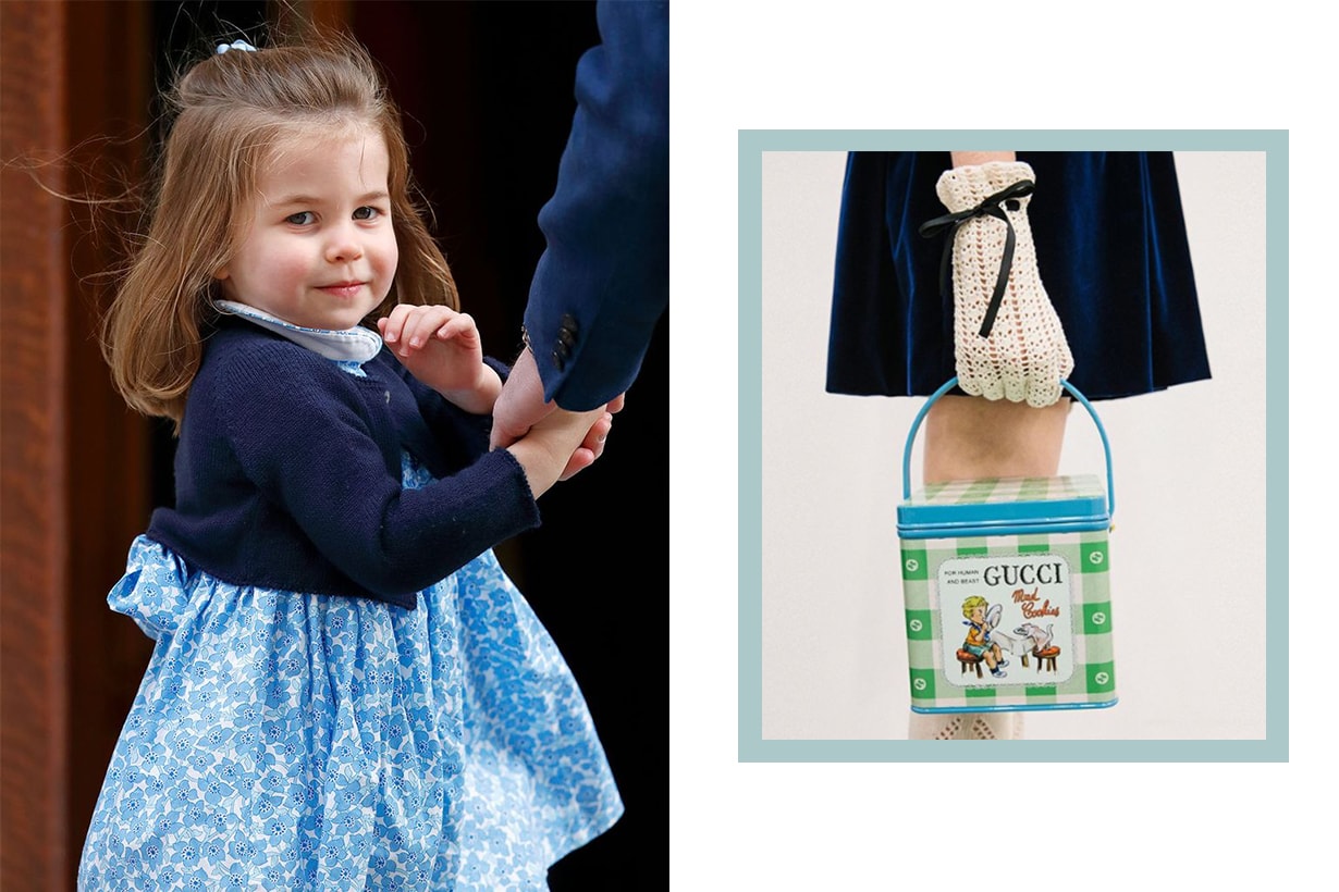 Princess Charlotte Blue Dress and Gucci 2020 Menswear Collection