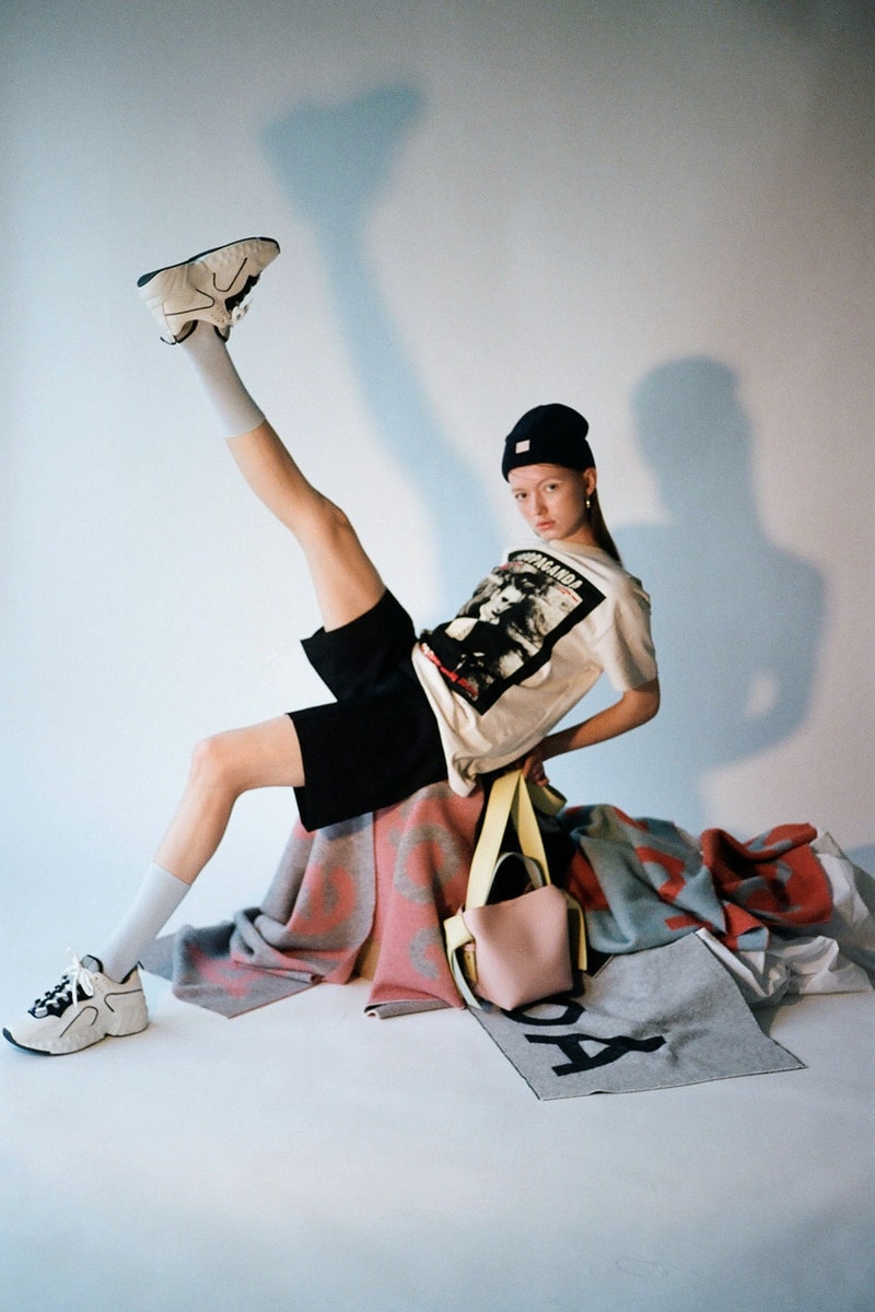 acne studios spring summer collection handbags scarf t shirt release