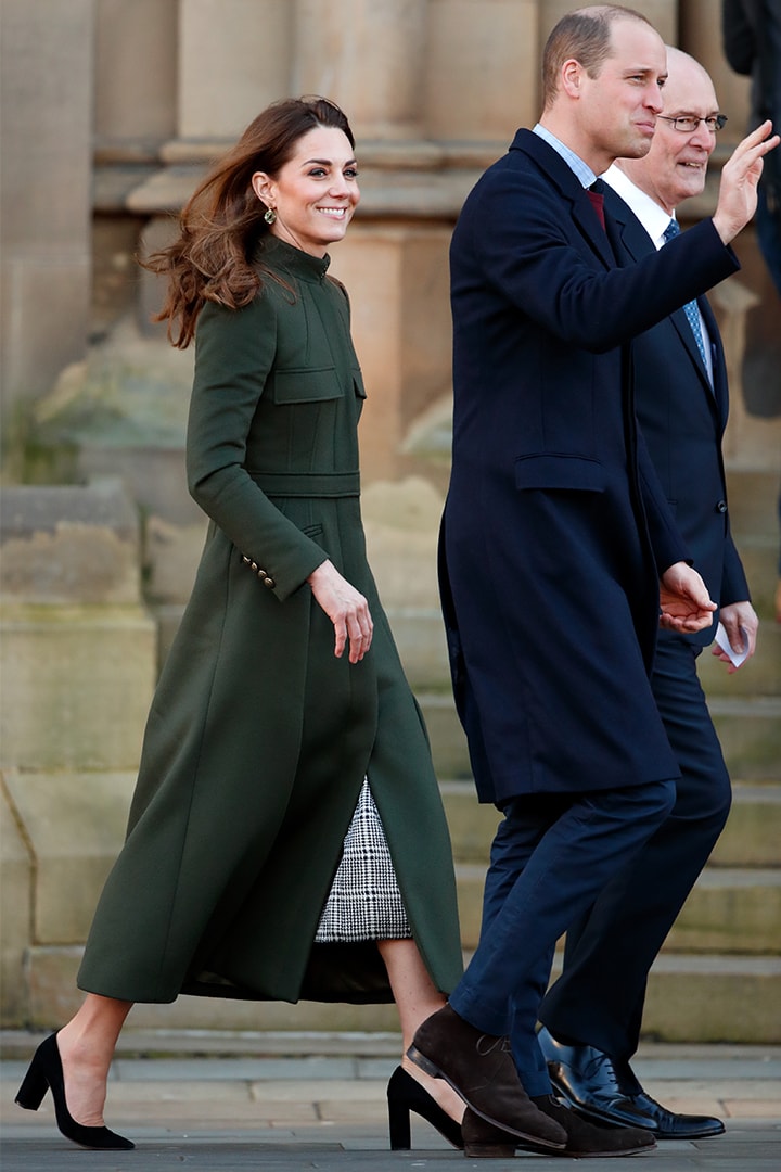 Kate Middleton Wore Alexander McQueen Coat and Zara Dress