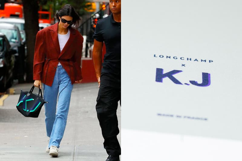 kendall jenner longchamp customize Le Pliage online taiwan