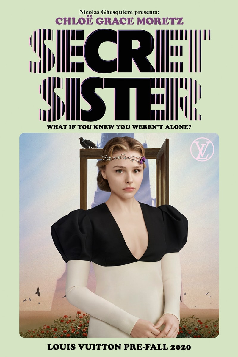 Louis Vuitton 2020 Pre Fall Campaign Wearable Library Celebrities Models Sophie Turner Chloe Grace Moretz Emma Roberts