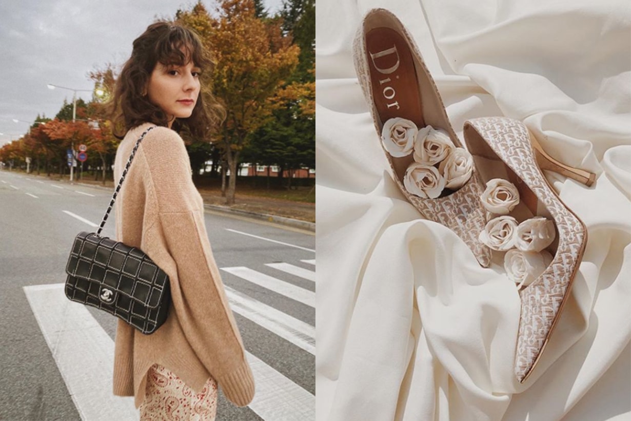 Chanel Handbag and Dior Shoes