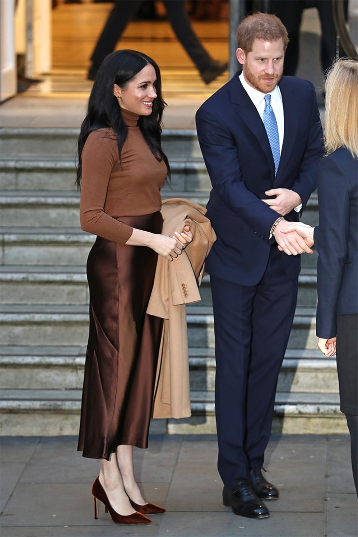 Prince Harry, Duke of Sussex and Meghan, Duchess of Sussex arrive at Canada House on January 07, 2020 in London, England.