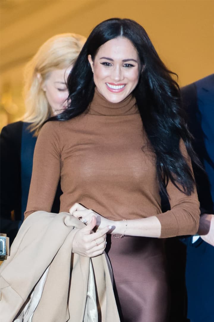 Prince Harry, Duke of Sussex and Meghan, Duchess of Sussex arrive at Canada House on January 07, 2020 in London, England.