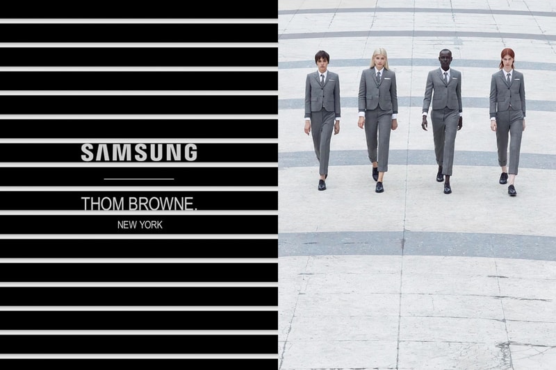 thom browne samsung galaxy collabration smart phone