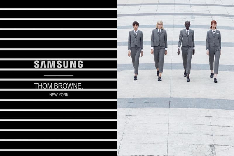 thom browne samsung galaxy collabration smart phone
