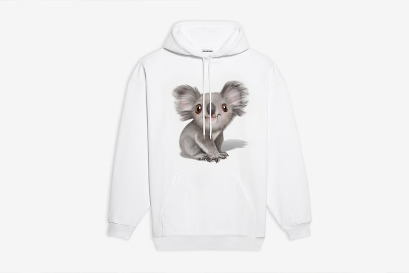 australia fire bushfire relief donation fashion balenciaga koala hoodie t shirt