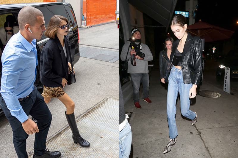 kaia gerber best animal print outfits