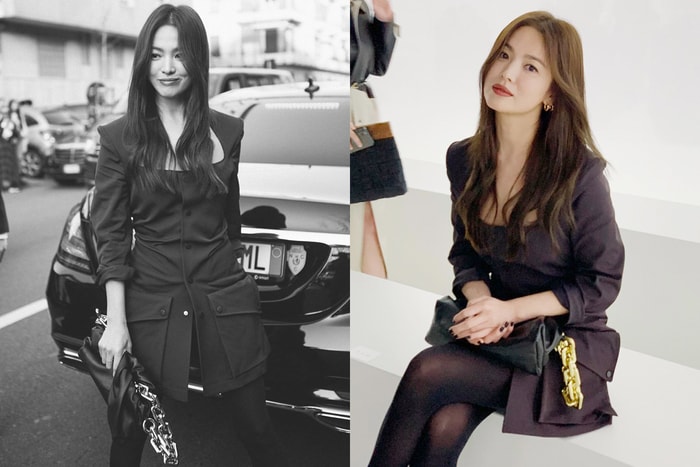 #MFW:宋慧喬現身米蘭時裝週!游刃有餘的女人味,一件 BV 小洋裝+雲朵包便已足夠