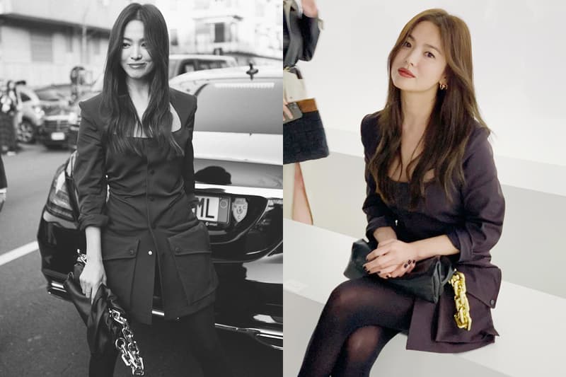 song hye kyo bottega veneta style mfw 2020 fw