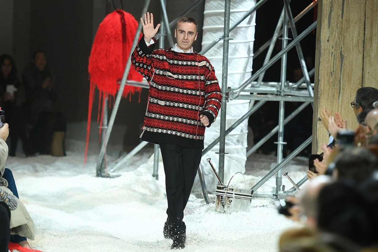 Raf Simons fashion designer jil sander Dior Calvin Klein Prada Creative Director