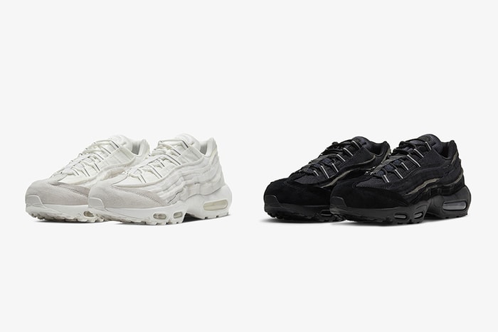 黑白極簡中藏有滿滿細節:COMME des GARÇONS x Nike 聯名推出 Air Max 95!