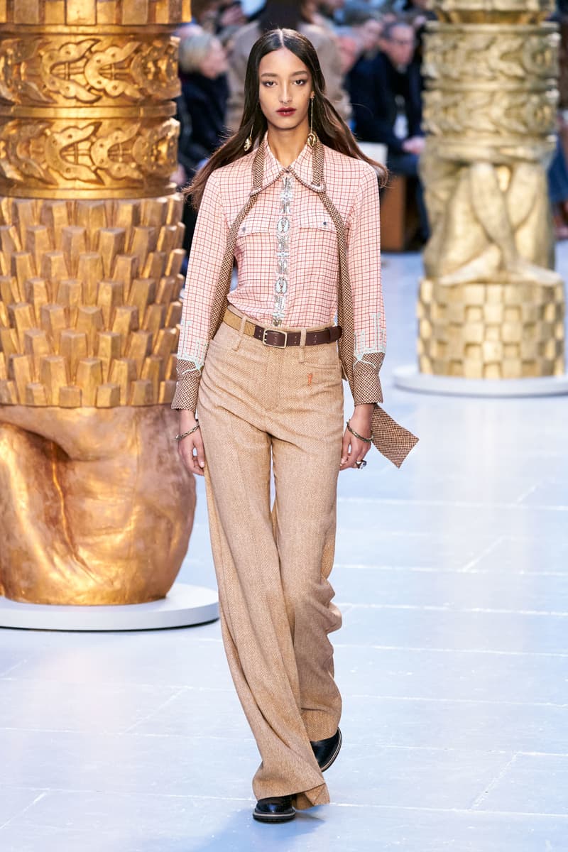 Chloé paris fashion show 2020 fw Sofia Steinberg model
