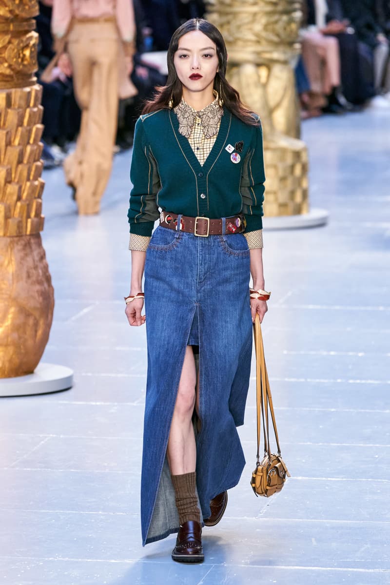 Chloé paris fashion show 2020 fw Sofia Steinberg model