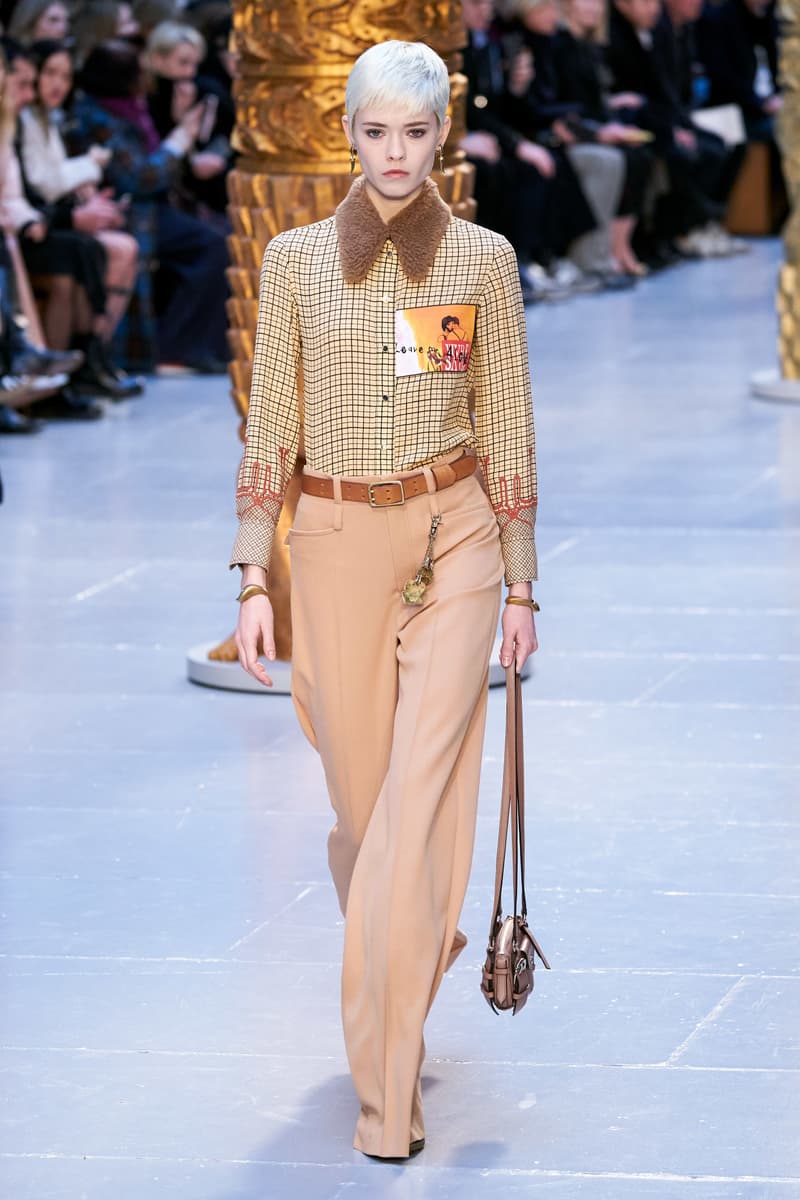 Chloé paris fashion show 2020 fw Sofia Steinberg model