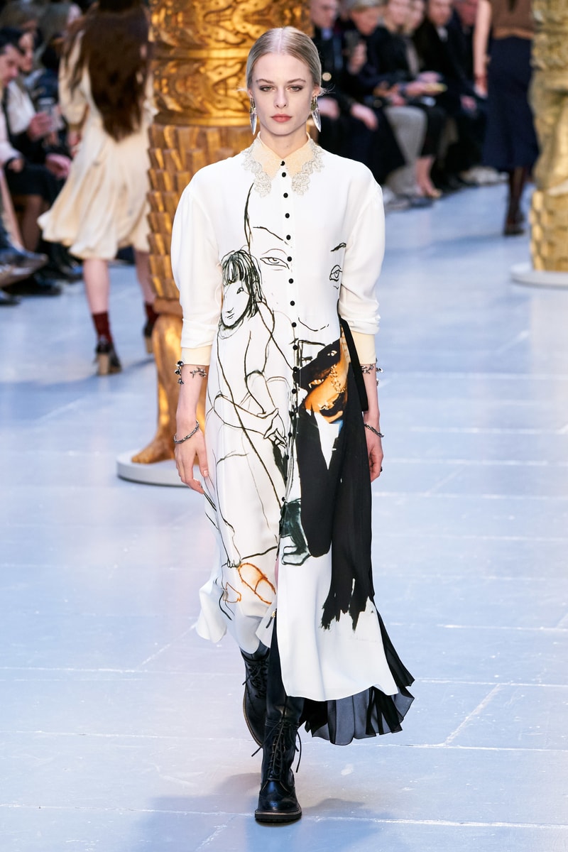 Chloé paris fashion show 2020 fw Sofia Steinberg model
