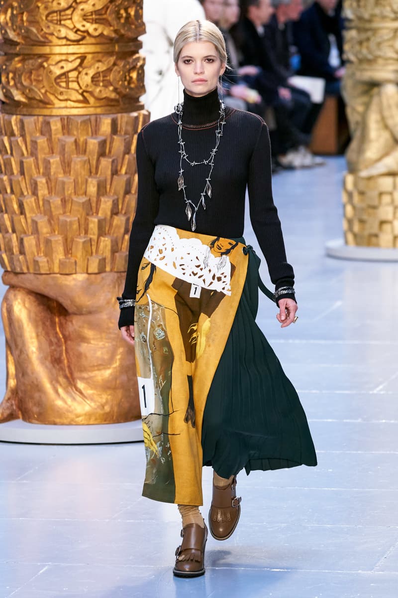Chloé paris fashion show 2020 fw Sofia Steinberg model