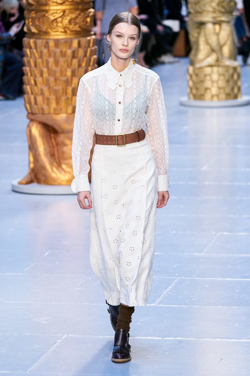 Chloé paris fashion show 2020 fw Sofia Steinberg model