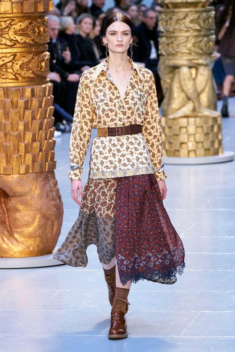 Chloé paris fashion show 2020 fw Sofia Steinberg model